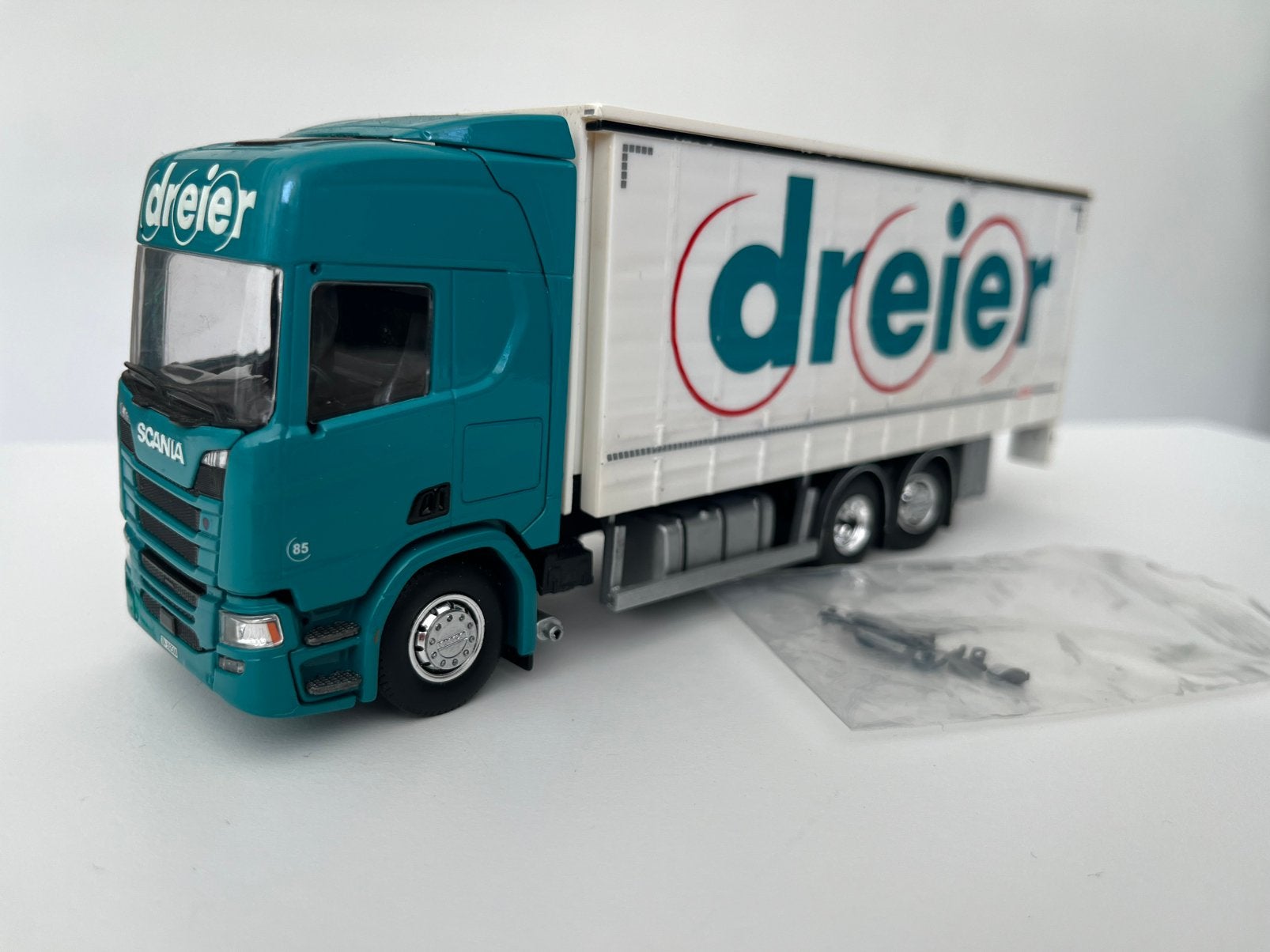 Tekno Scania NG Dreier, Hobby en Vrije tijd, Modelauto's | 1:50, Ophalen of Verzenden, Zo goed als nieuw, Bus of Vrachtwagen, Tekno
