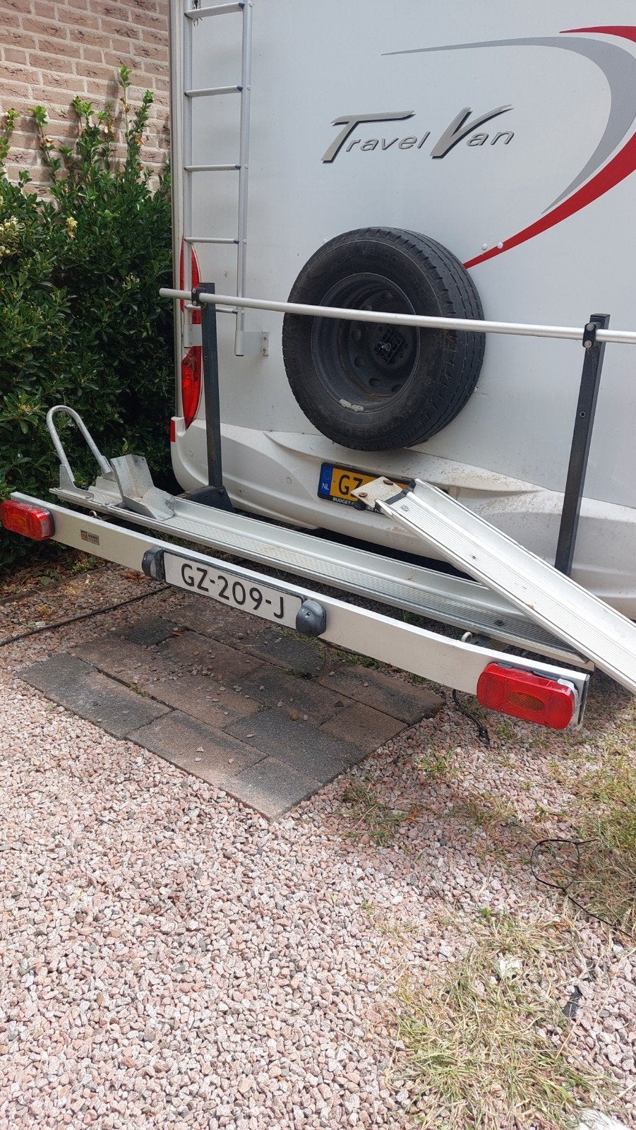 scooter drager, Ophalen