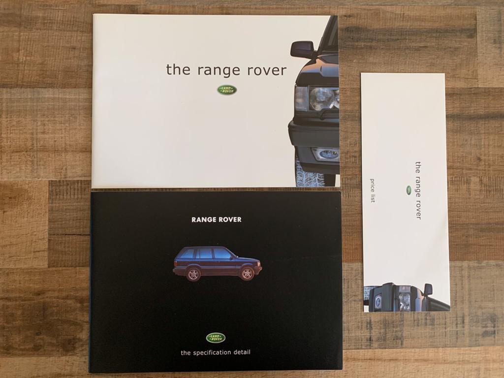 Land Rover Range Rover brochure 1999, Boeken, Ophalen of Verzenden, Zo goed als nieuw