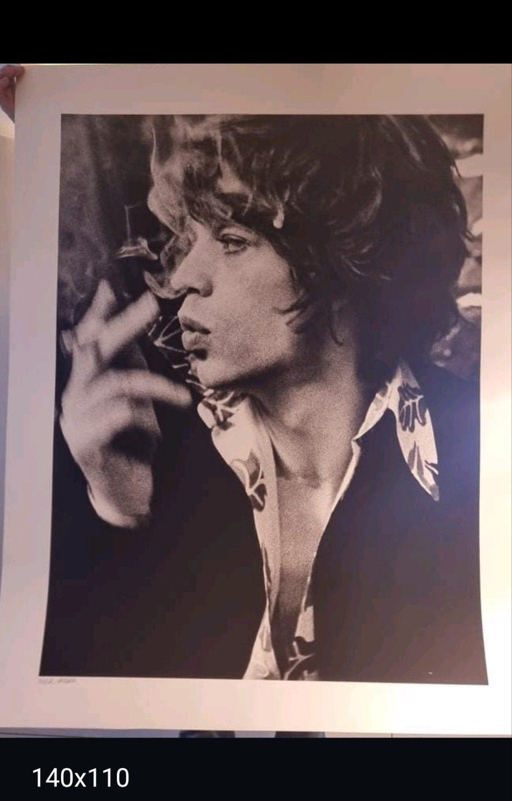 Mick Jagger pop art poster Claude Vanheye gesigneerd, Ophalen, Foto of Poster, Oorspronkelijke maker