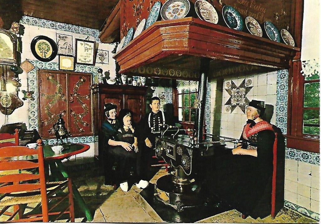 Staphorst- -Interieur Staphorster boerderij., Verzenden, 1980 tot heden, Ongelopen, Overijssel