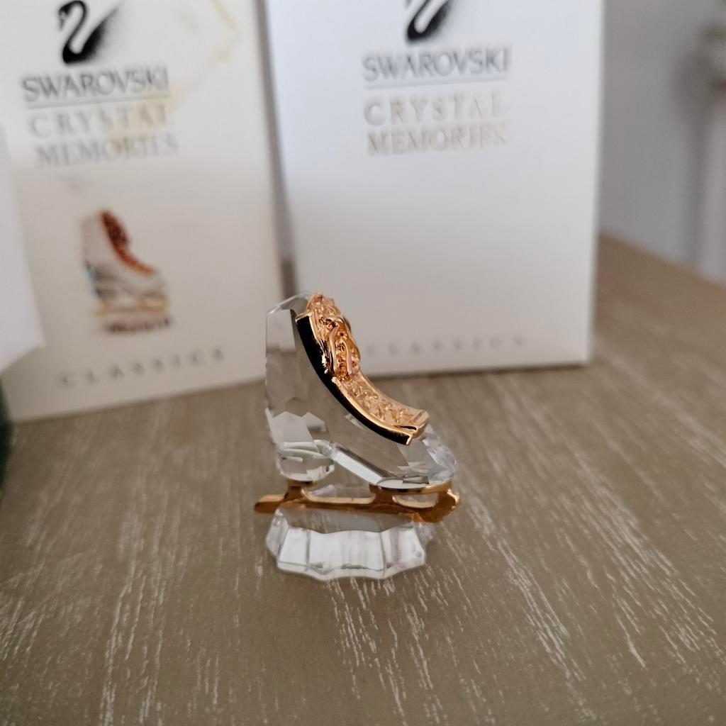 Vintage Swarovski Crystal Memories, schaats, Verzamelen, Swarovski, Ophalen, Zo goed als nieuw, Figuurtje