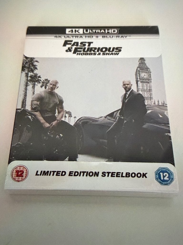 Fast & Furious Hobbs & Shaw Steelbook Sealed, Cd's en Dvd's, Blu-ray, Film, Ophalen of Verzenden, Nieuw in verpakking, Actie
