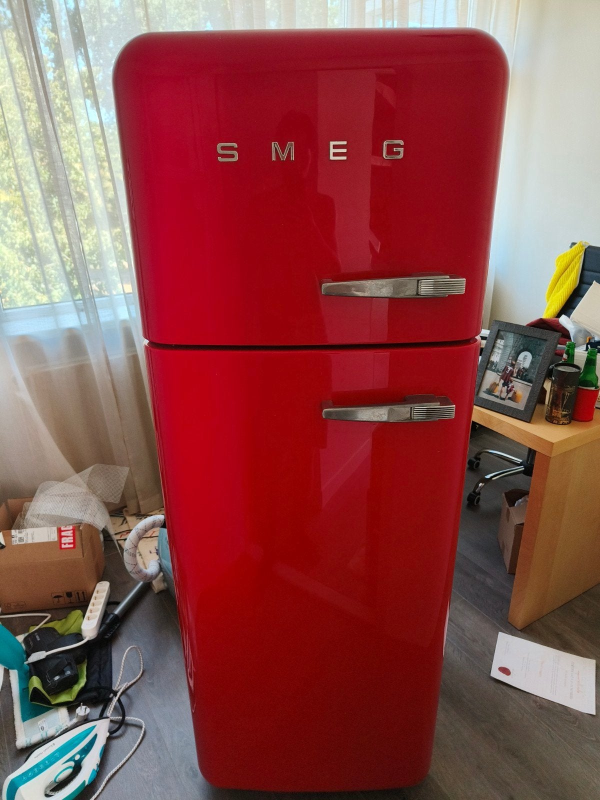Defecte Smeg S30STRP4 koelkast - voor onderdelen/reparatie, Witgoed en Apparatuur, 120 tot 140 cm, 100 tot 150 liter, Ophalen of Verzenden