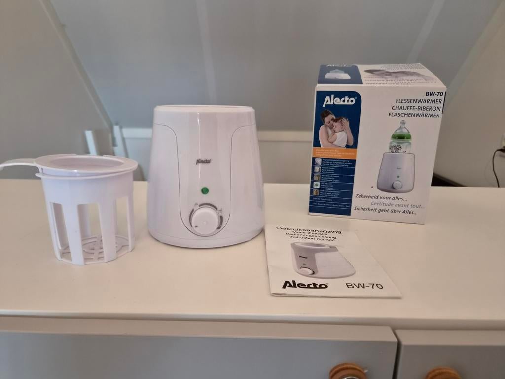 Alecto babyfles verwarmer, Ophalen of Verzenden, Zo goed als nieuw, Flessen- of potjesverwarmer