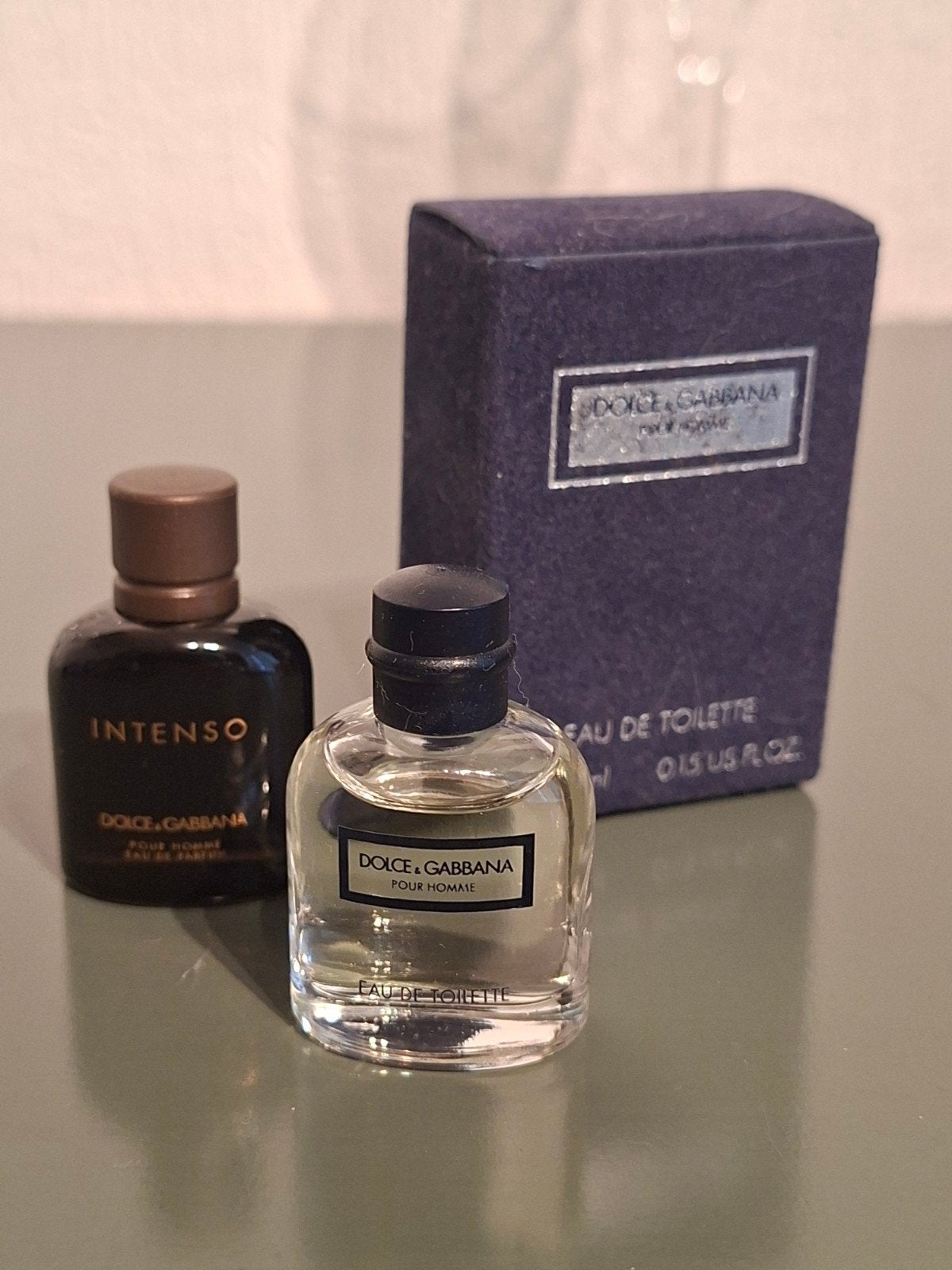 Dolce & Gabbana - Intenso EdP - Pour Homme, Verzamelen, Parfumverzamelingen, Ophalen of Verzenden, Zo goed als nieuw, Miniatuur