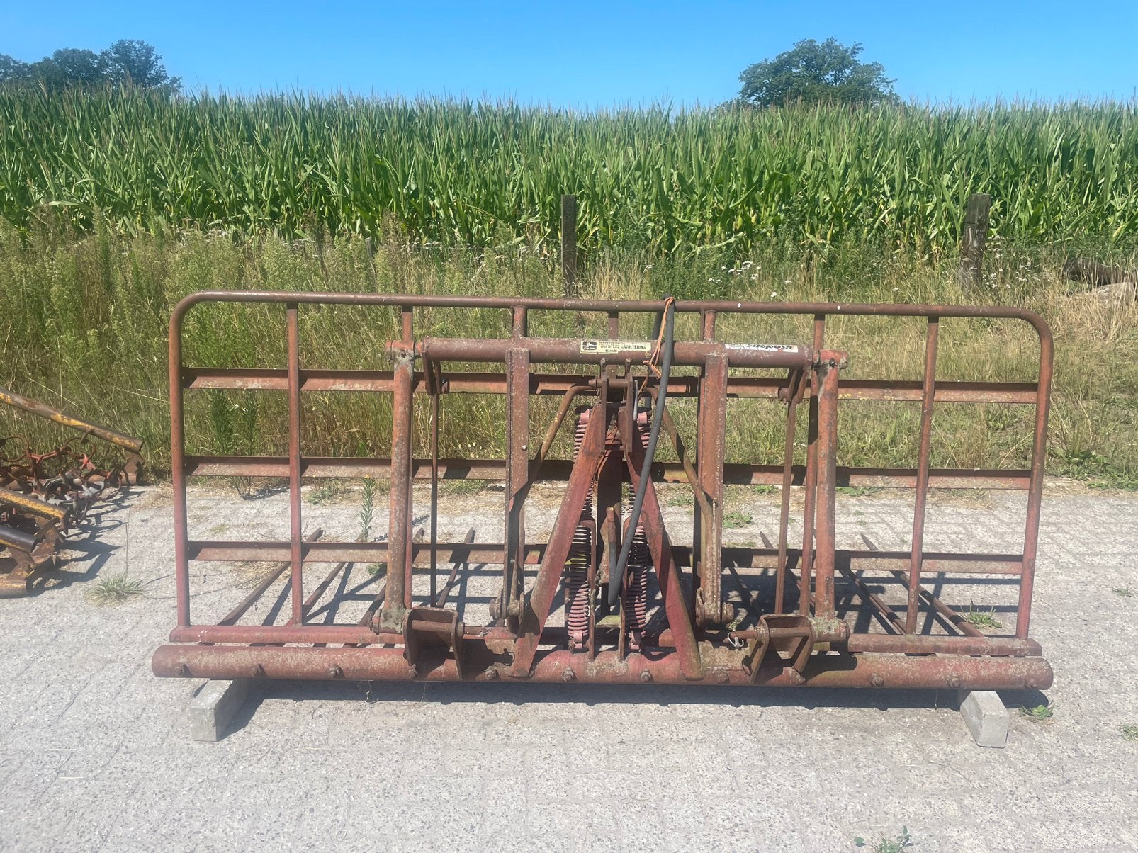 Alö hydraulische afschuifvork hooischuif, Ophalen, Weidebouw