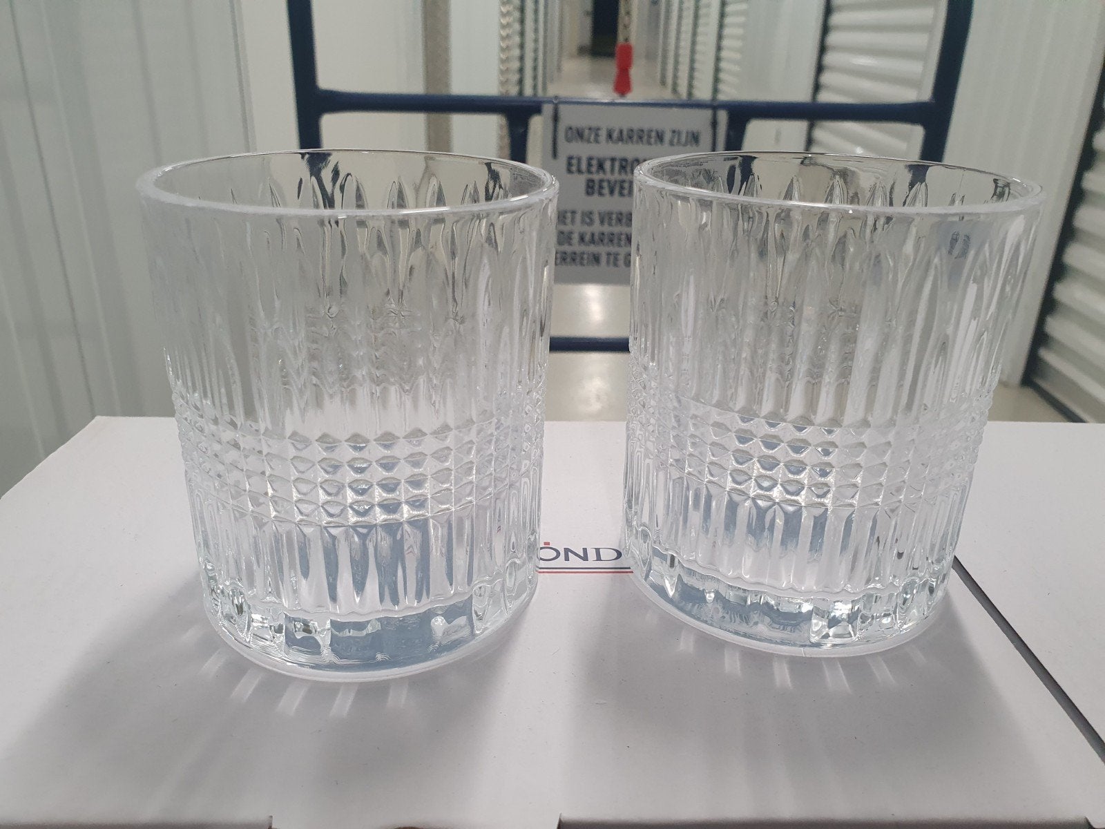 Whiskey glazen van glas in doos van 6 stuks, Ophalen, Nieuw, Overige typen