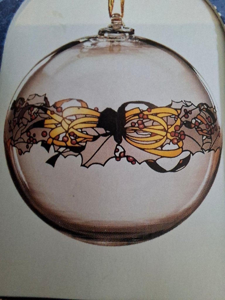 Kerstbal mondgeblazen, Ophalen, Gebruikt