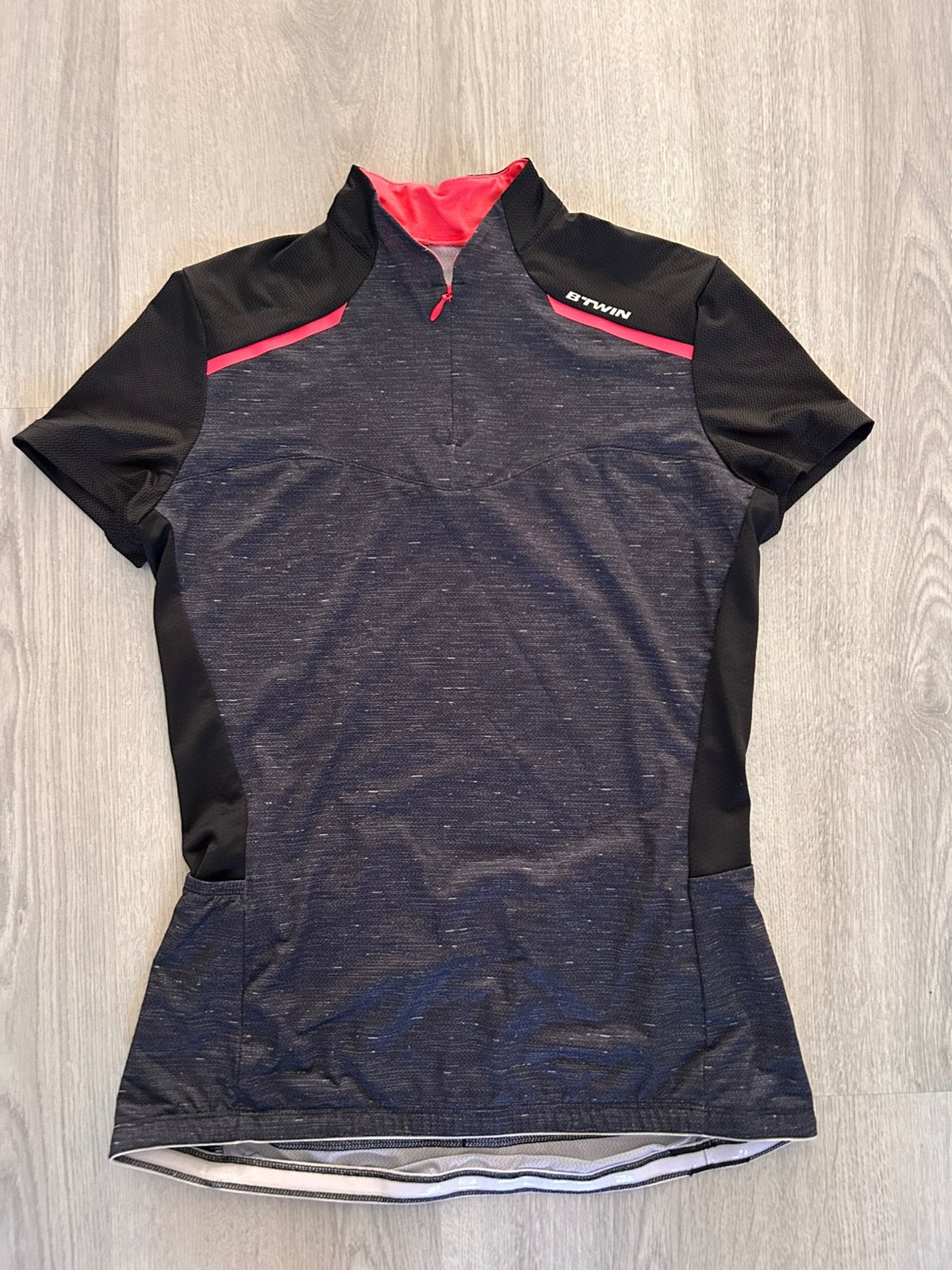 Racefiets shirt, Ophalen of Verzenden, Hardlopen of Fietsen, Maat 36 (S), Grijs