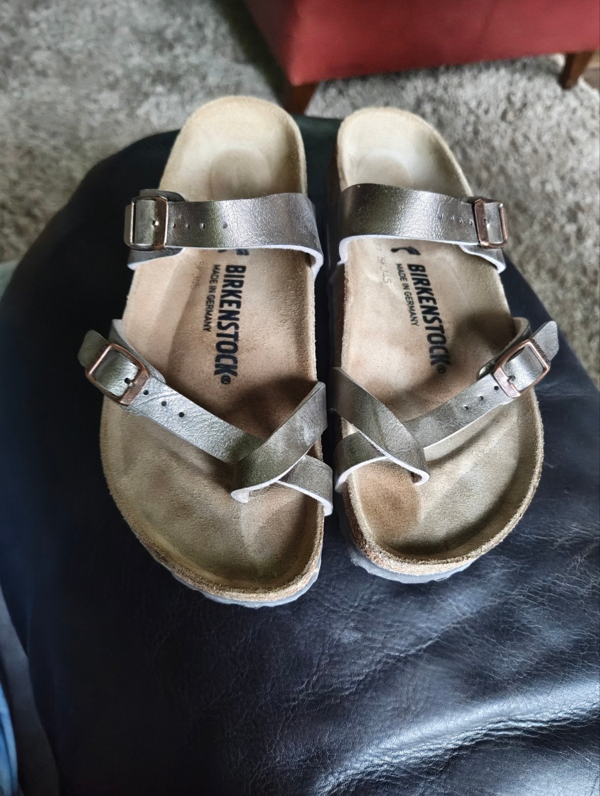 Birkenstock Mayari sandalen maat 38 - Zo goed als nieuw, Ophalen of Verzenden, Zo goed als nieuw, Sandalen of Muiltjes