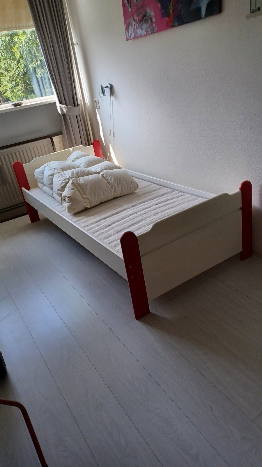 2 eenpersoonsbedden zonder matras, Ophalen, Overige materialen, 90 cm, Eenpersoons