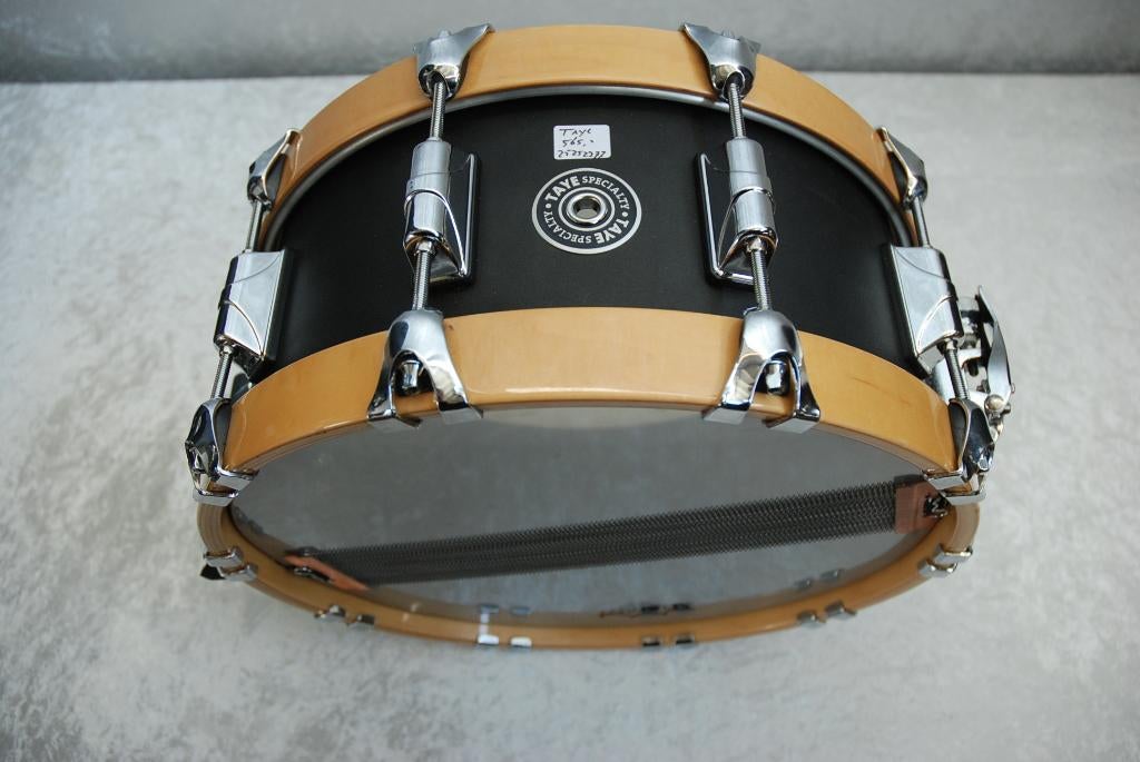 Taye  Alluminium 5mm. 14 ply maple hoops, puresound mat, Gebruikt, ., Drums of Percussie, Taye