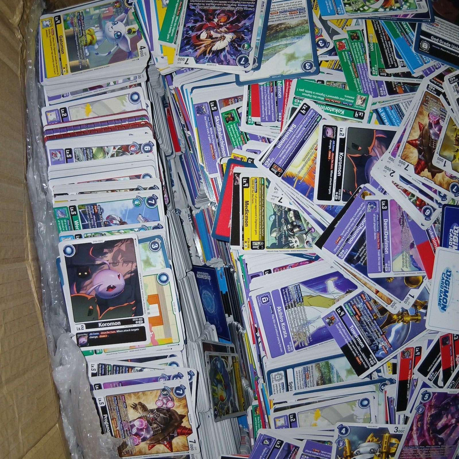 Bandai dimigon bulk 20.000 stuks, Ophalen, Zo goed als nieuw, Meerdere kaarten
