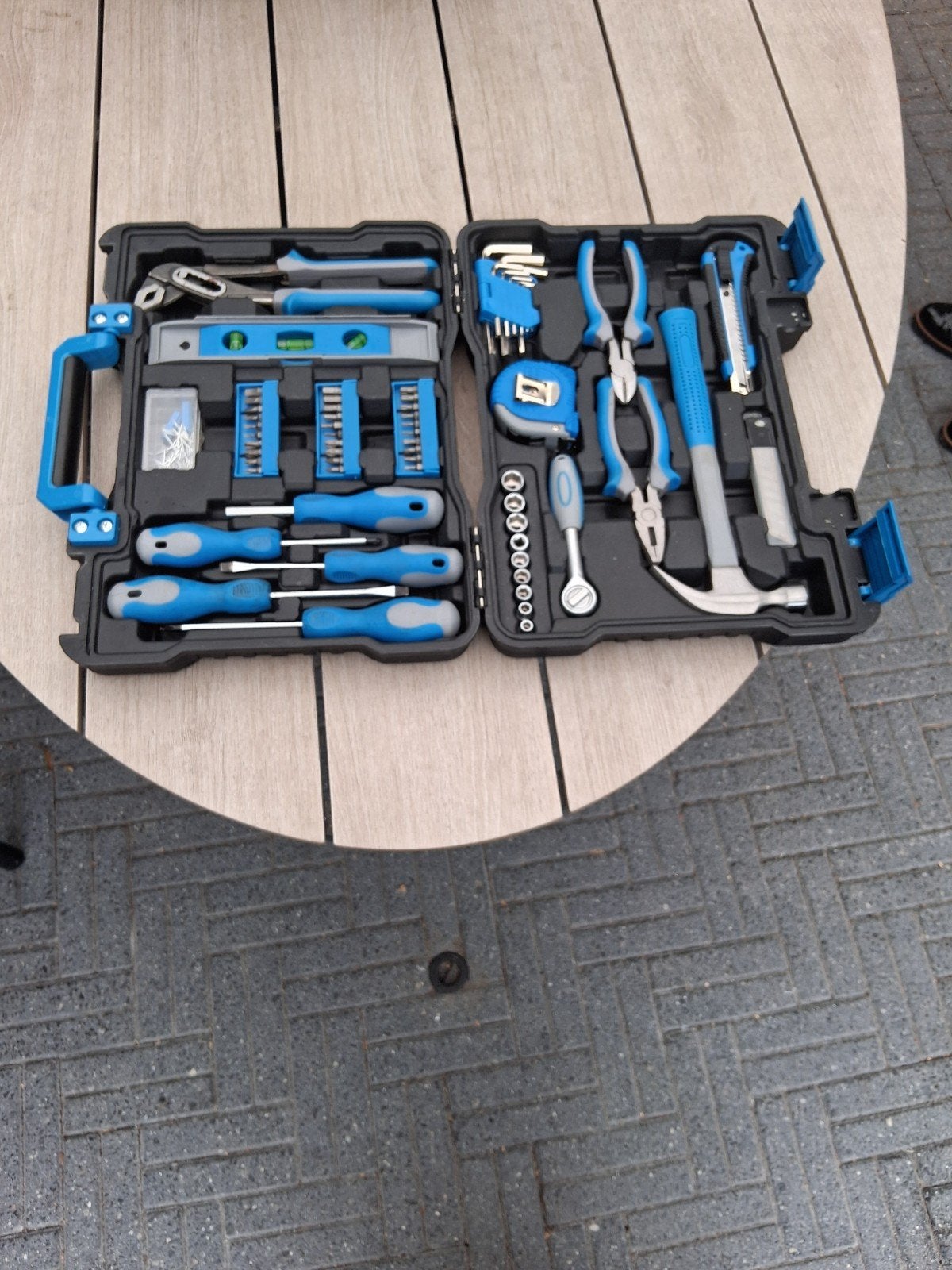 gereedschapskist, Ophalen, Gebruikt, Hydraulisch, Garagekrik