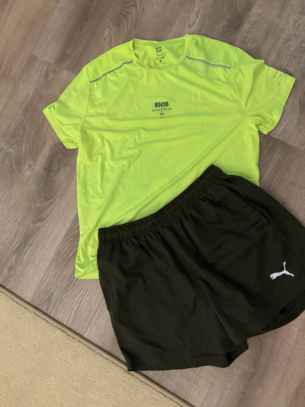 Silvercreek Luchtig Sport T-shirt - Neon Geel, Fitness, Geel, Ophalen of Verzenden, Maat 56/58 (XL)
