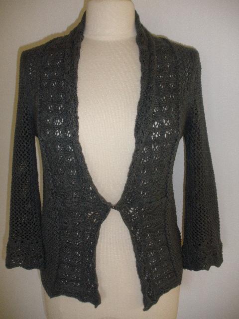 ESPRIT vest grijs ajour maat S, Kleding | Dames, Truien en Vesten, Maat 38/40 (M), Ophalen of Verzenden, Zo goed als nieuw, Grijs
