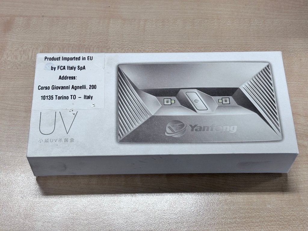 Yanfeng UV Sanitizer voor auto of thuisgebruik, Yanfeng, Corso Giovanni Agnelli 200 10135 Torino TO Italy, Nieuw, Ophalen of Verzenden