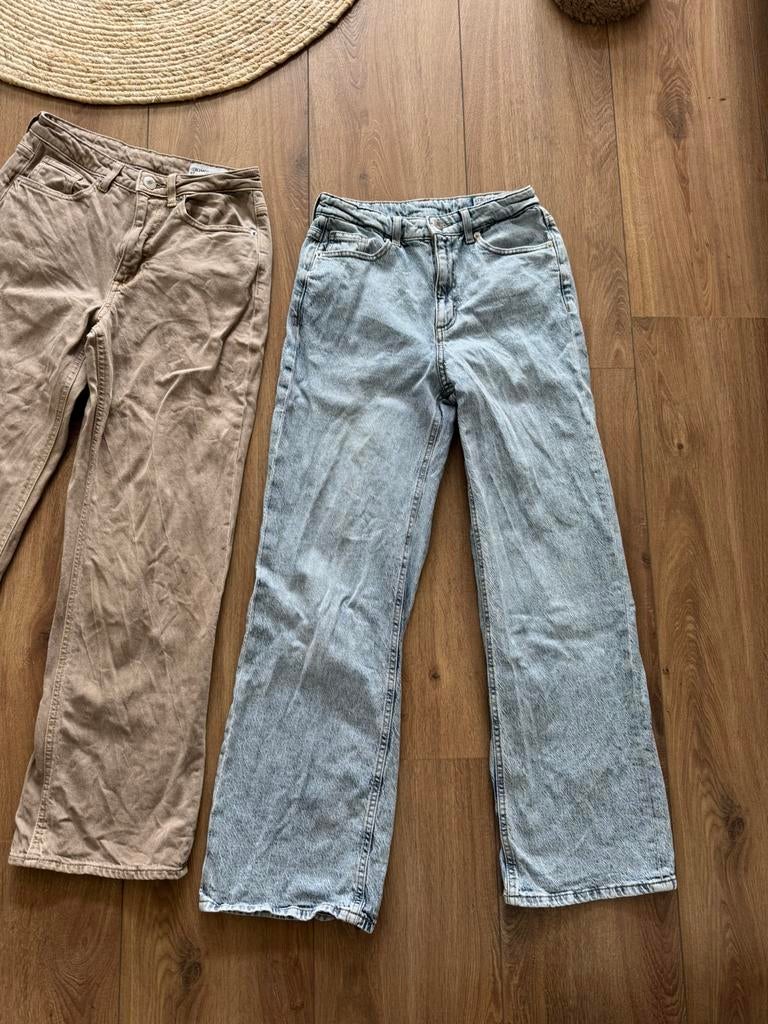 2x tessa wide leg jeans Vero Moda 27x30, z.g.a.n., Ophalen of Verzenden, Zo goed als nieuw, Blauw, W30 - W32 (confectie 38/40)
