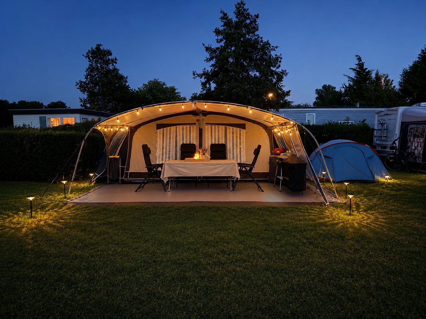 Hobby Excellent 495 UL 2016 | Unico voortent | Airco | Mover, Rondzit, Hobby, 7 tot 8 meter, Particulier