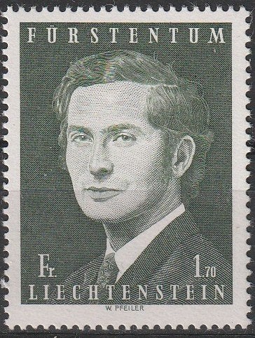 3187. Liechtenstein 615 pfr. Hans Adam, Ophalen of Verzenden, Overige landen, Postfris