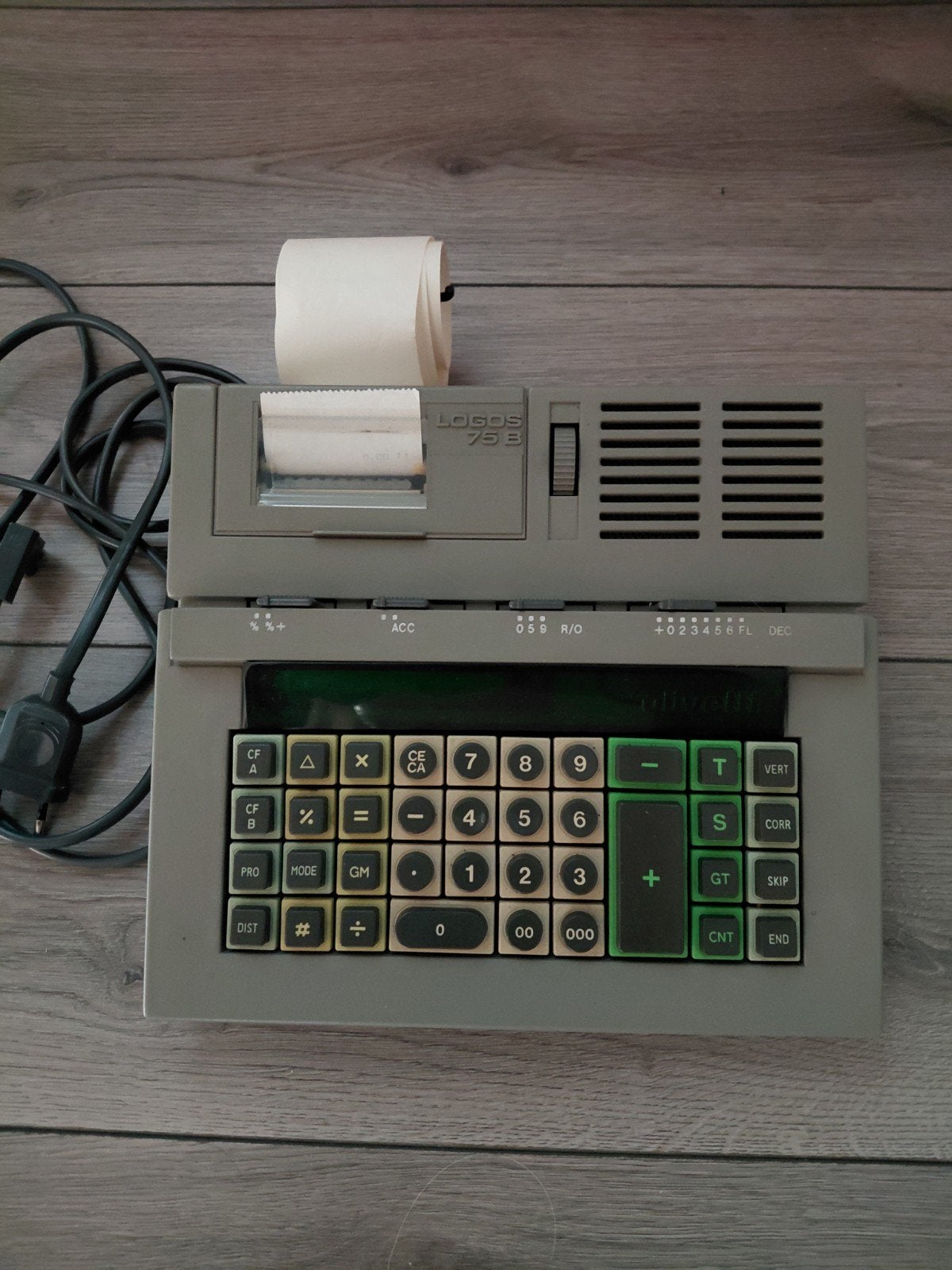 Olivetti telmachine, Ophalen