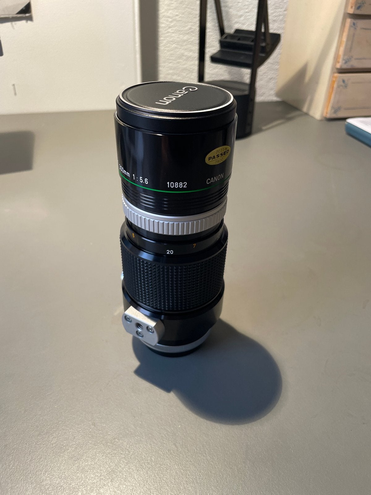 Canon FL-F 300 f/5.6 Fluorite Telelens - Nieuwstaat, Audio, Tv en Foto, Canon, Canon FD, Nieuw, Handmatige focus