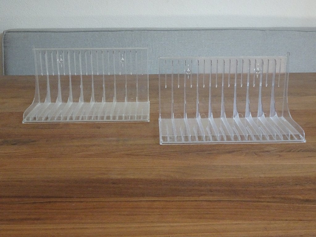 Vintage modulair CD rek van Walvis Plastics Bussum, Huis en Inrichting, Woonaccessoires | Cd- en Dvd-rekken, Kunststof, Gebruikt