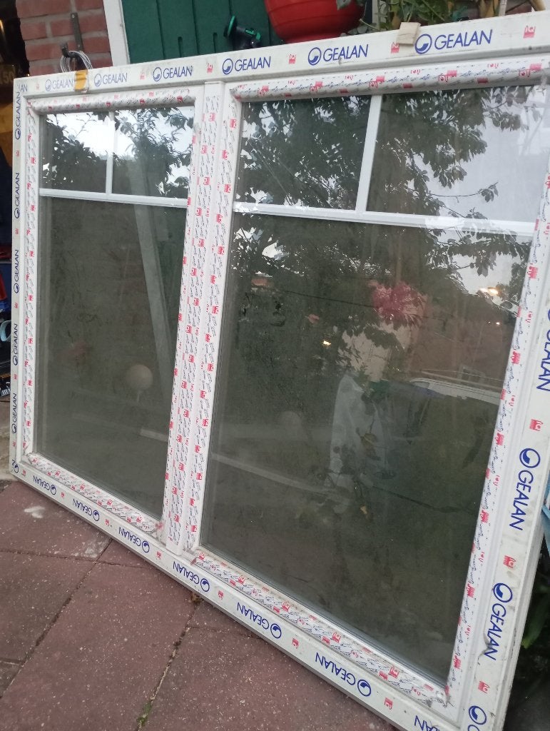 Raamkozijn Gealan kunstof  inclusief glas, Ophalen, Kunststof, Raamkozijn, Nieuw