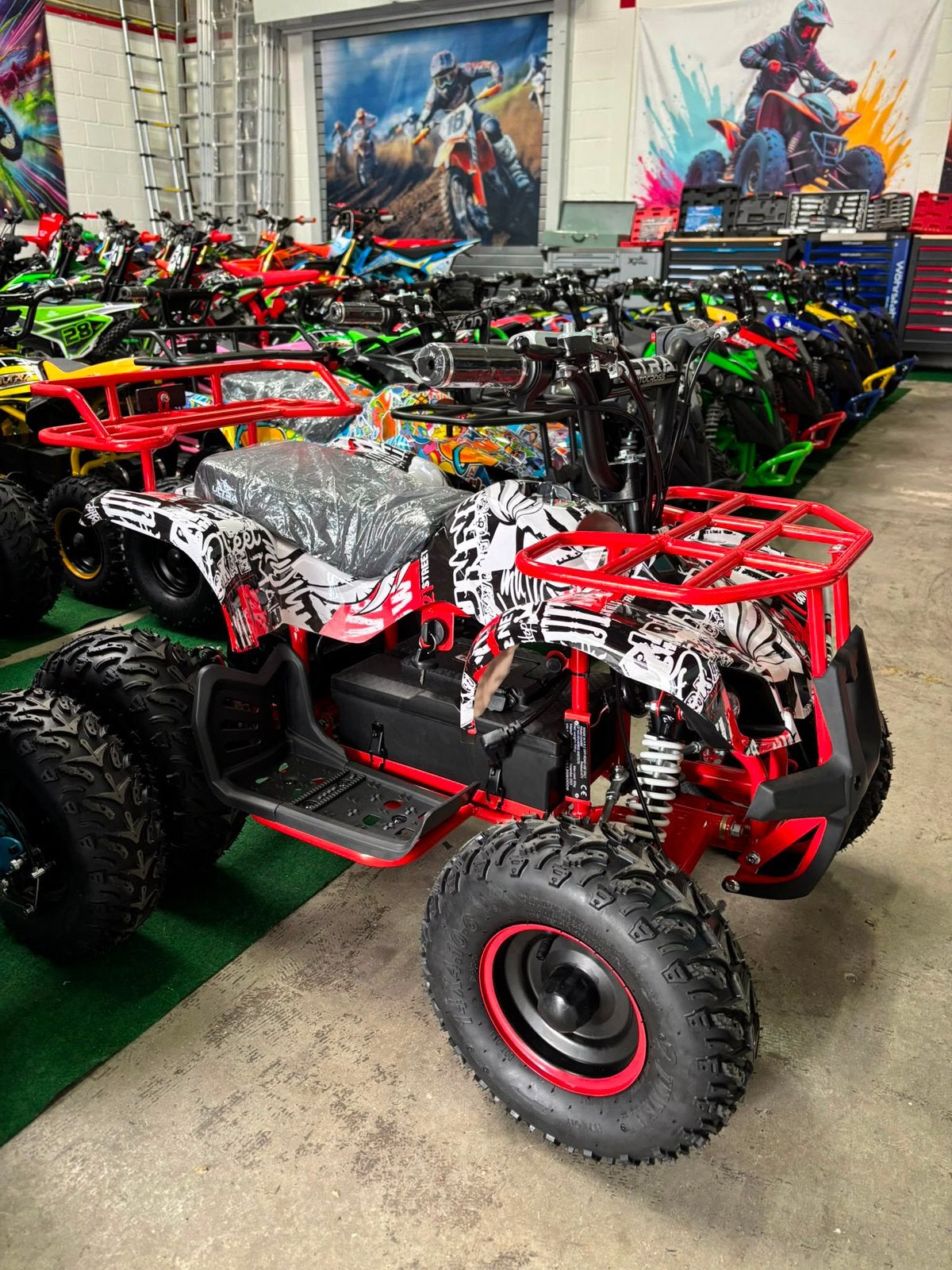Nieuw Ultra Motocross Roze Elektrische Kinderquad 1000W 48V, Ophalen of Verzenden, Nieuw