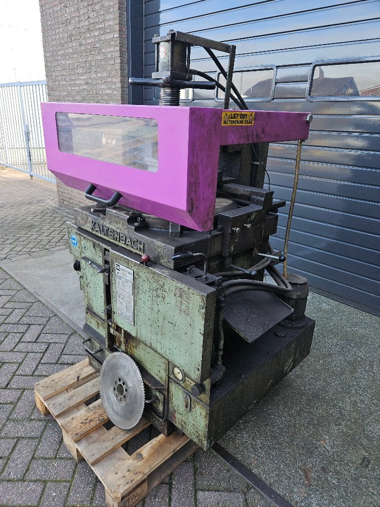 Zaagmachine Kaltenbach KKS met rollenbaan, Gebruikt, 70 mm of meer, Ophalen of Verzenden, Lintzaag