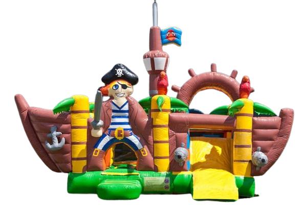 Springkussen PIRATENSCHIP, Hobby en Vrije tijd, Feestartikelen | Verhuur, Zo goed als nieuw, Overige, Ophalen