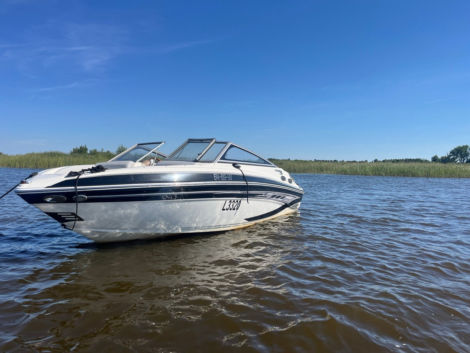 Glastron GLS 195 speedboot met Volvo Penta 4.3 v6 motor, Watersport en Boten, Ophalen, Overige merken, Gebruikt, Binnenboordmotor