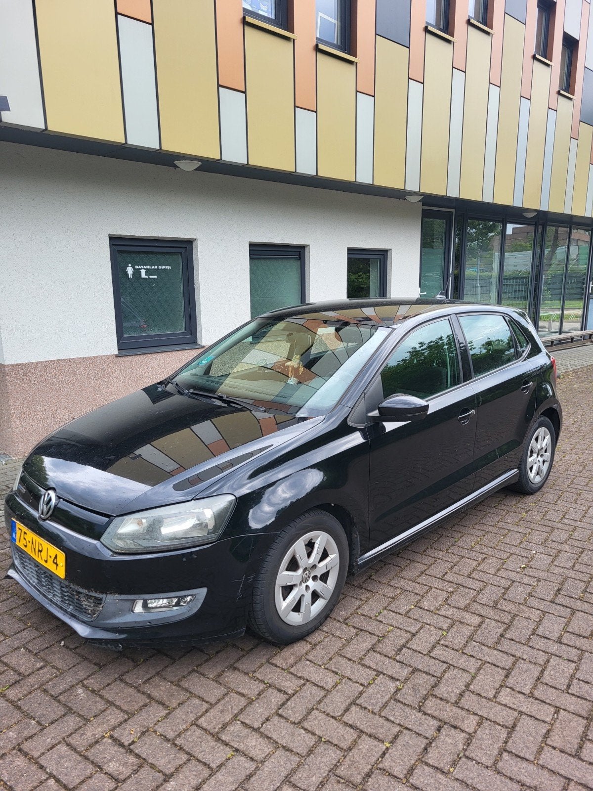 Volkswagen Polo 1.2 TDI 75PK 5D Bluemotion 2010 Zwart, Auto's, Volkswagen, Bedrijf, Polo, Diesel, A, Hatchback, Handgeschakeld