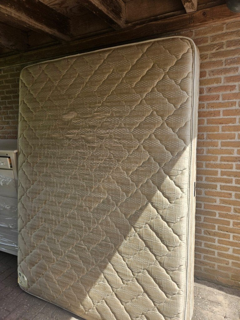 2 persoons Bed + kast., Huis en Inrichting, Slaapkamer | Bedden, Gebruikt, 90 cm, Eenpersoons, Ophalen of Verzenden