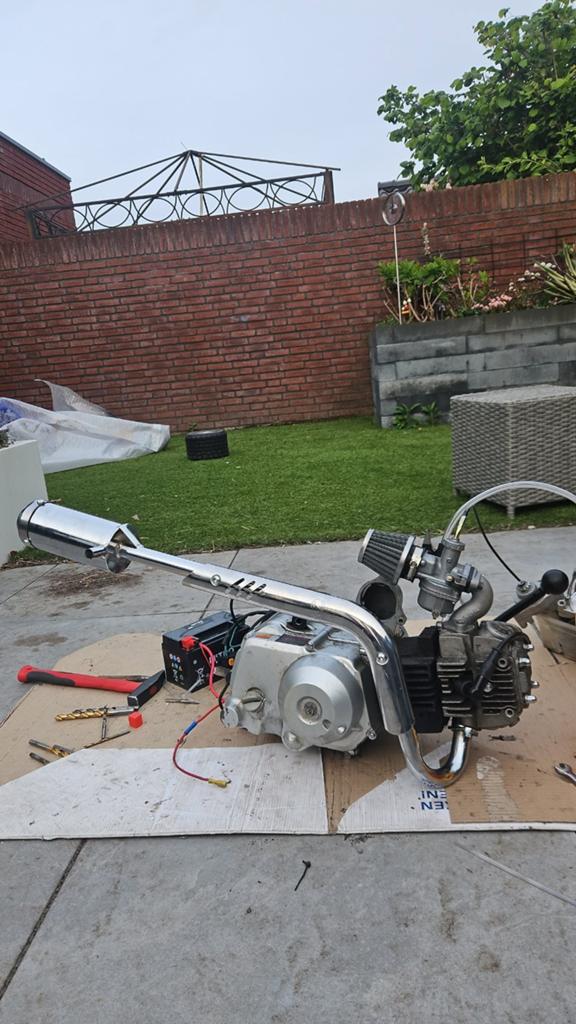 125cc 4 takt semi auto blok voor quad of pitbikes, Ophalen of Verzenden