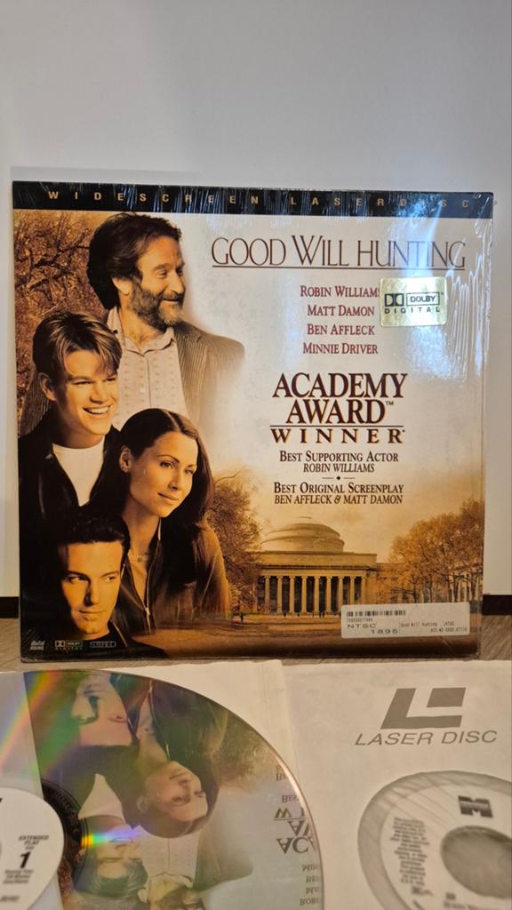 Good Will Hunting Ac-3 Laserdisc, Cd's en Dvd's, Beschermende buitenhoes, Ophalen of Verzenden, Zo goed als nieuw, 12 inch