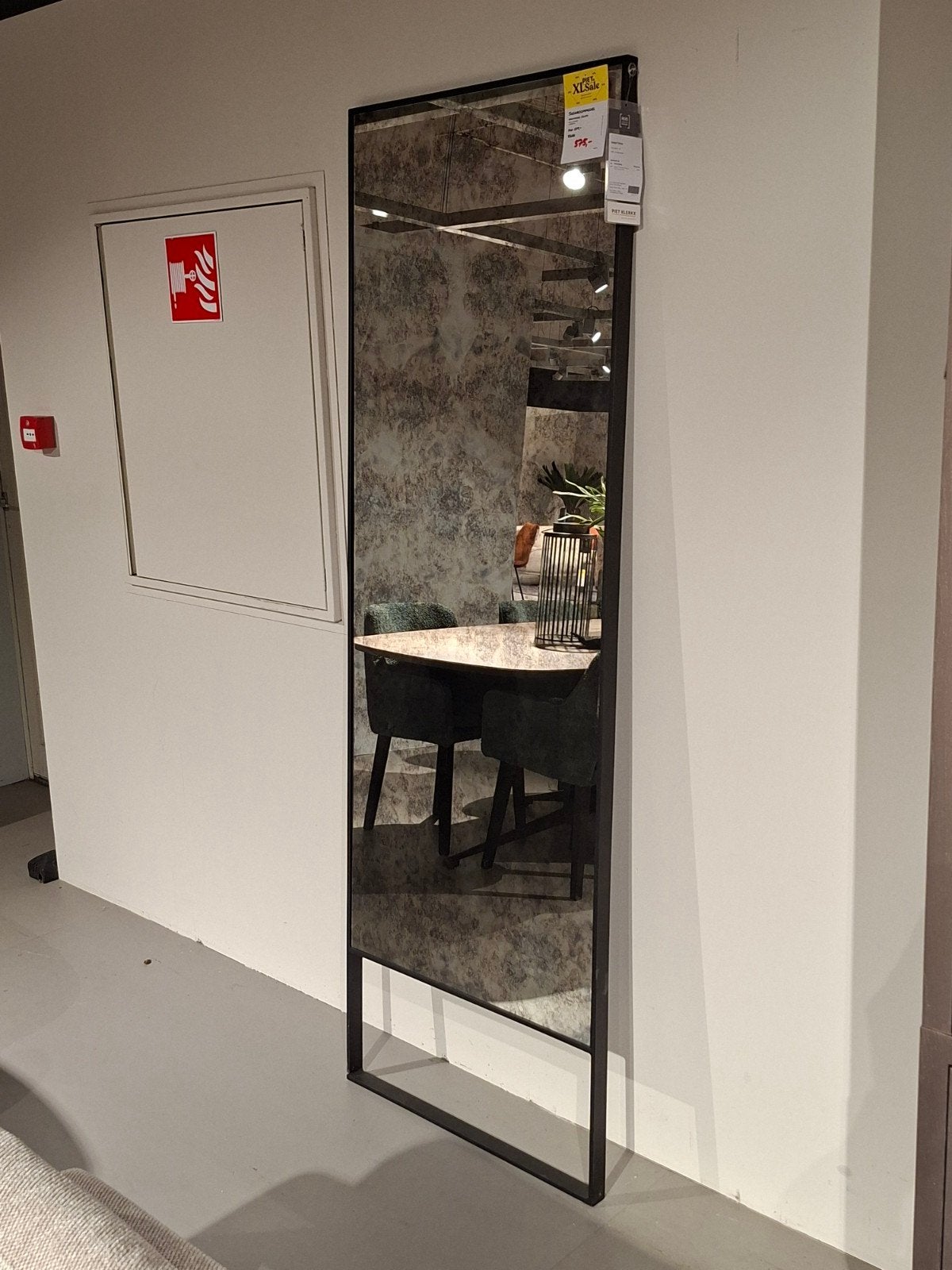 Showroommodel wandspiegel Celesta, Ophalen, 200 cm of meer, Nieuw, 75 tot 100 cm