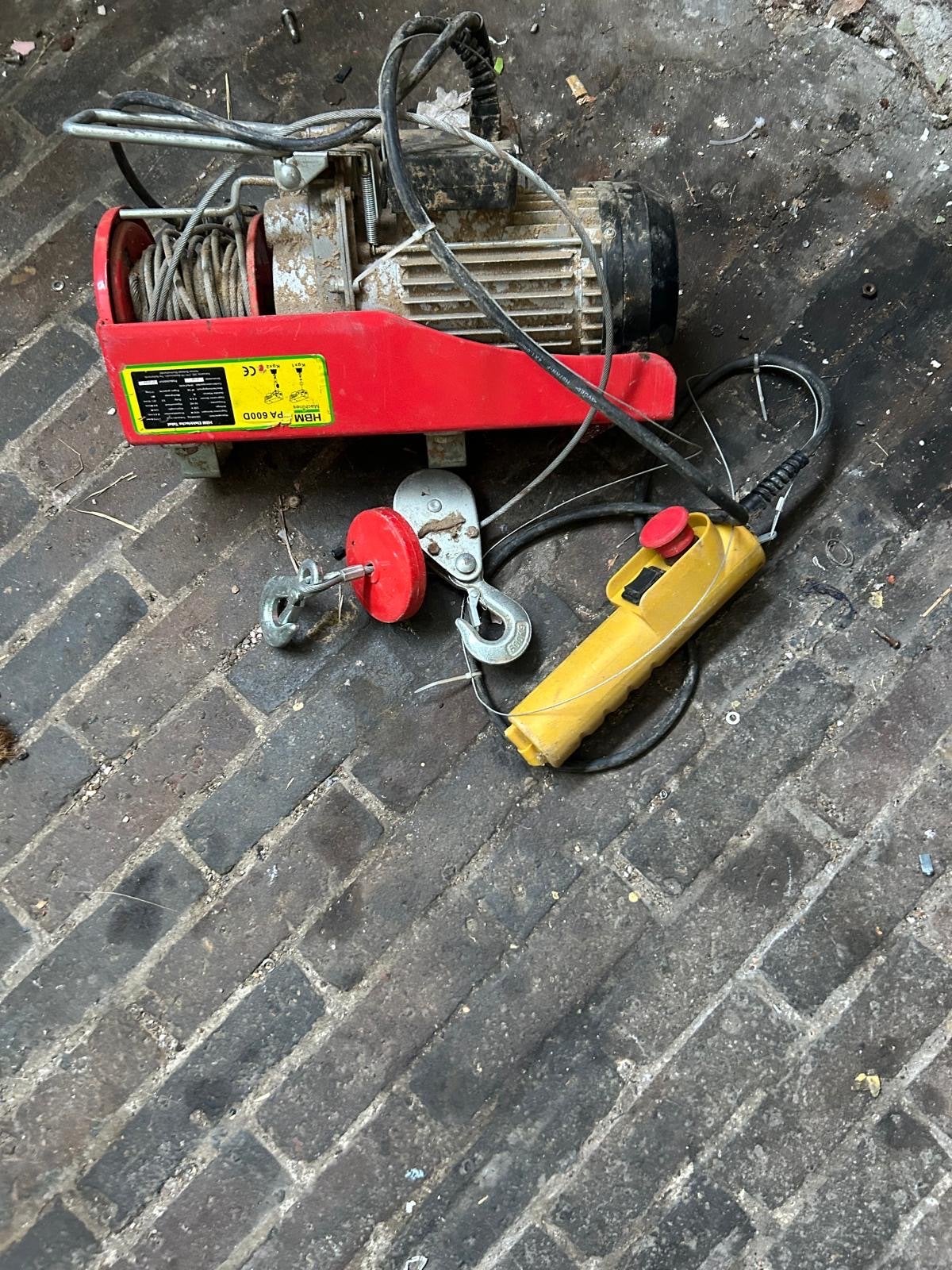 HBM PA 600D Elektrische Takel/Lier