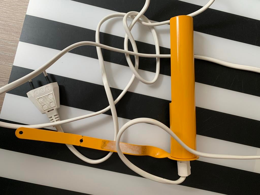 ABO Randers schilderijlamp geel Denmark Retro Vintage IKEA, Huis en Inrichting, Lampen | Wandlampen, Ophalen of Verzenden, Gebruikt
