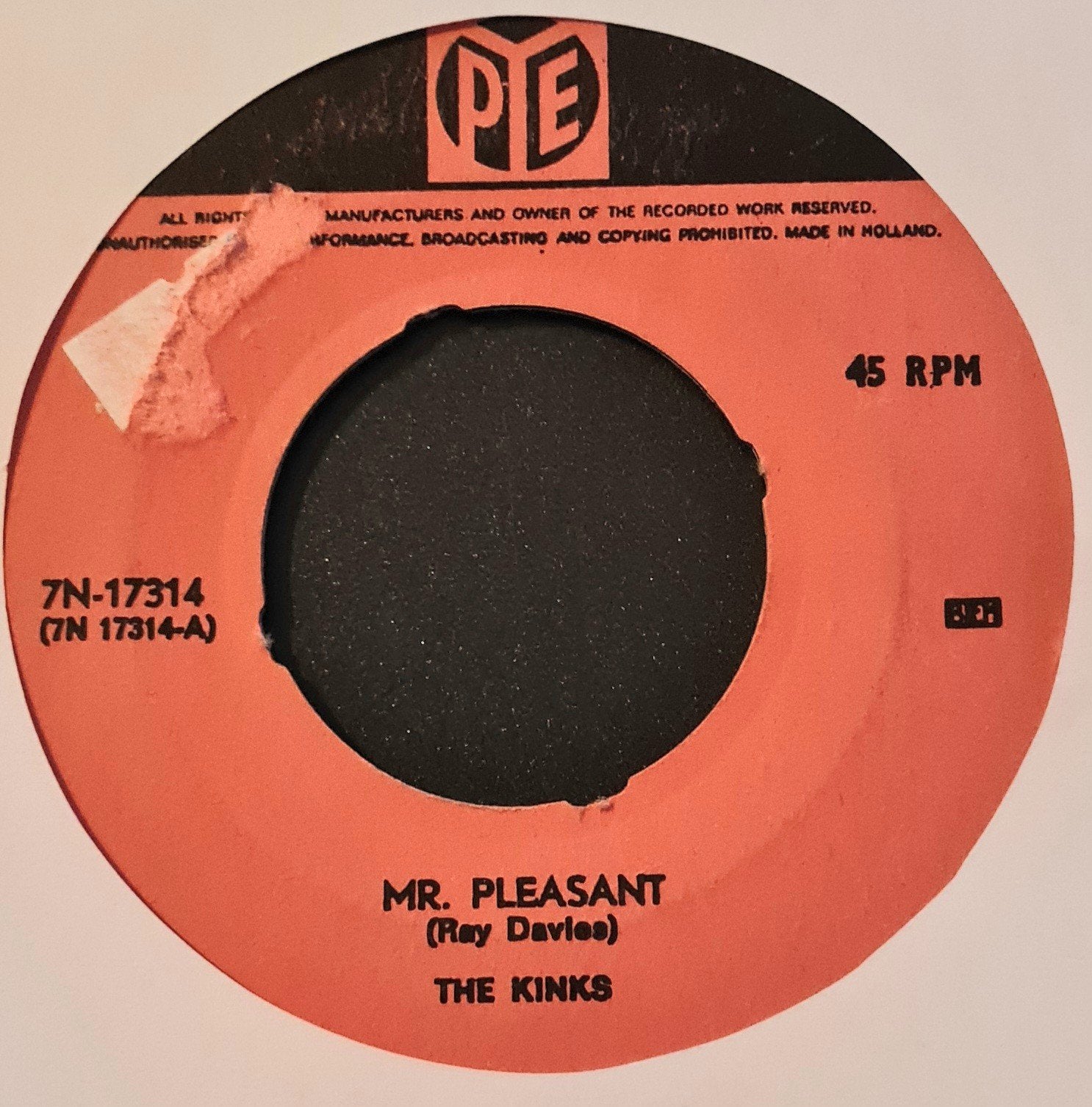 THE KINKS - MR. PLEASANT, Ophalen of Verzenden, Gebruikt