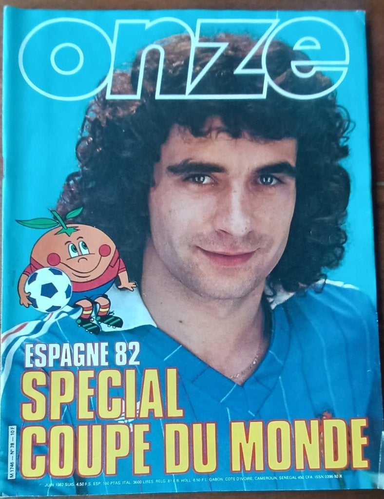 Onze// juni 1982// WK Spanje/ Keegan/Maradona/Platini/Junior, Verzenden, 1980 tot heden, Tijdschrift