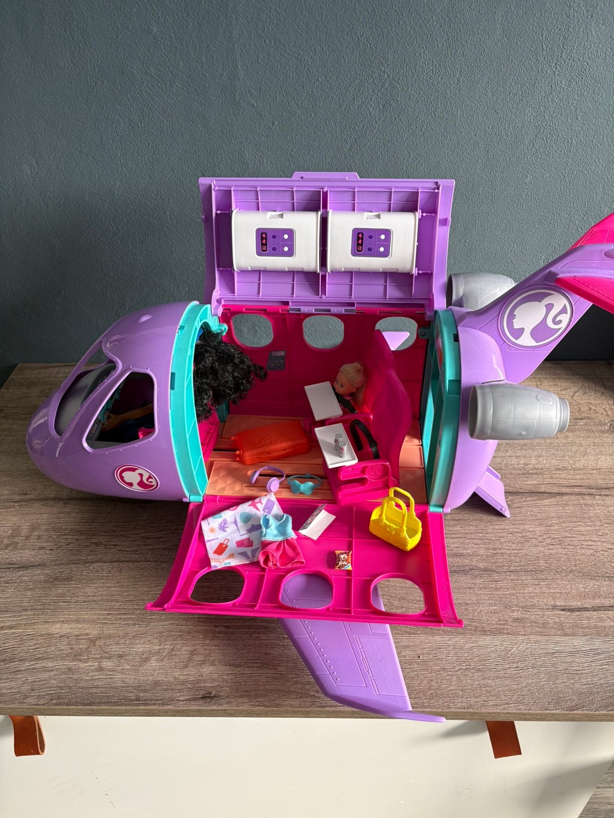 Barbie vliegtuig, Ophalen, Zo goed als nieuw