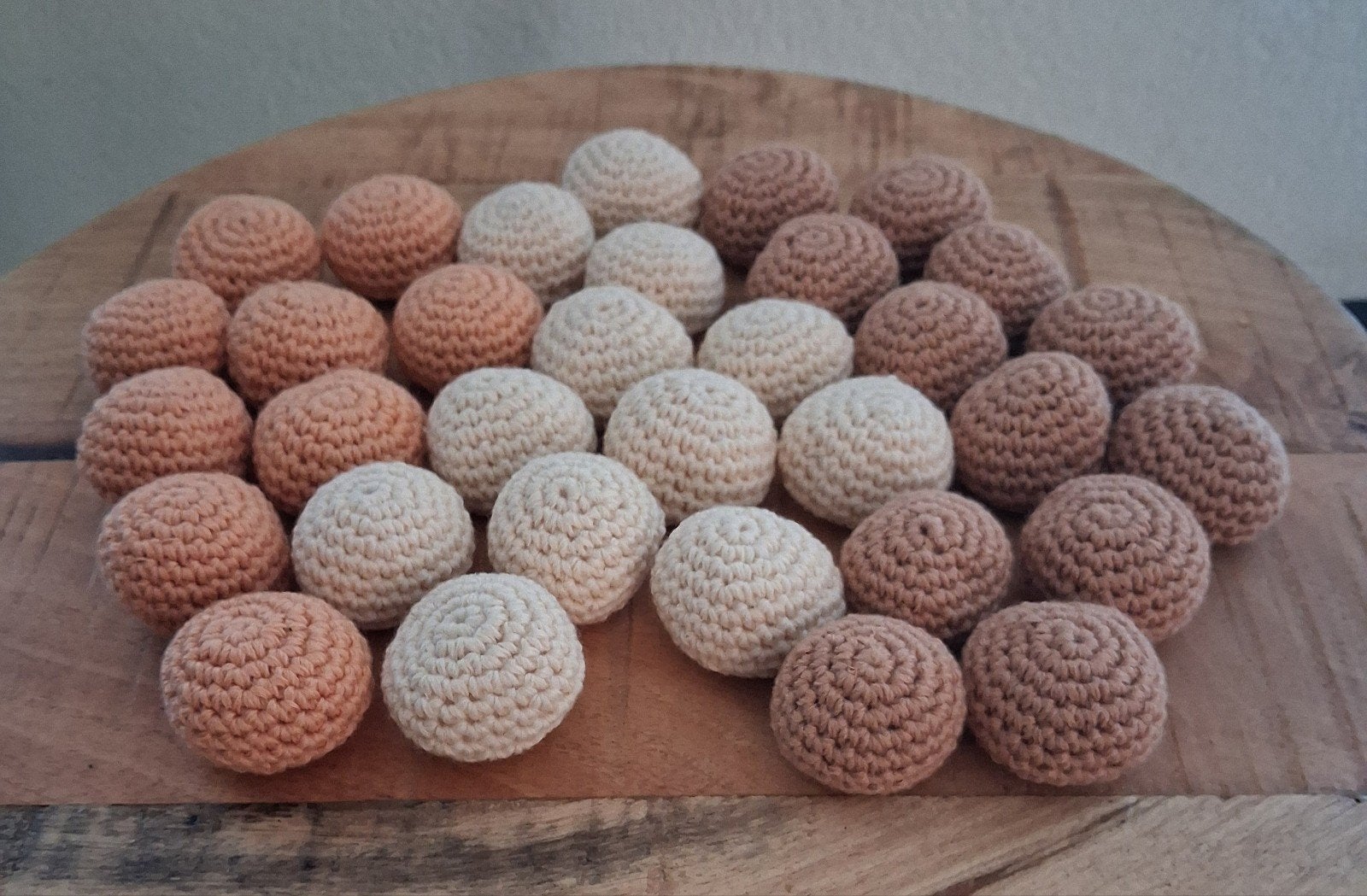 Gehaakte bolletjes, Hobby en Vrije tijd, Ophalen of Verzenden, Nieuw, Haken, Overige typen
