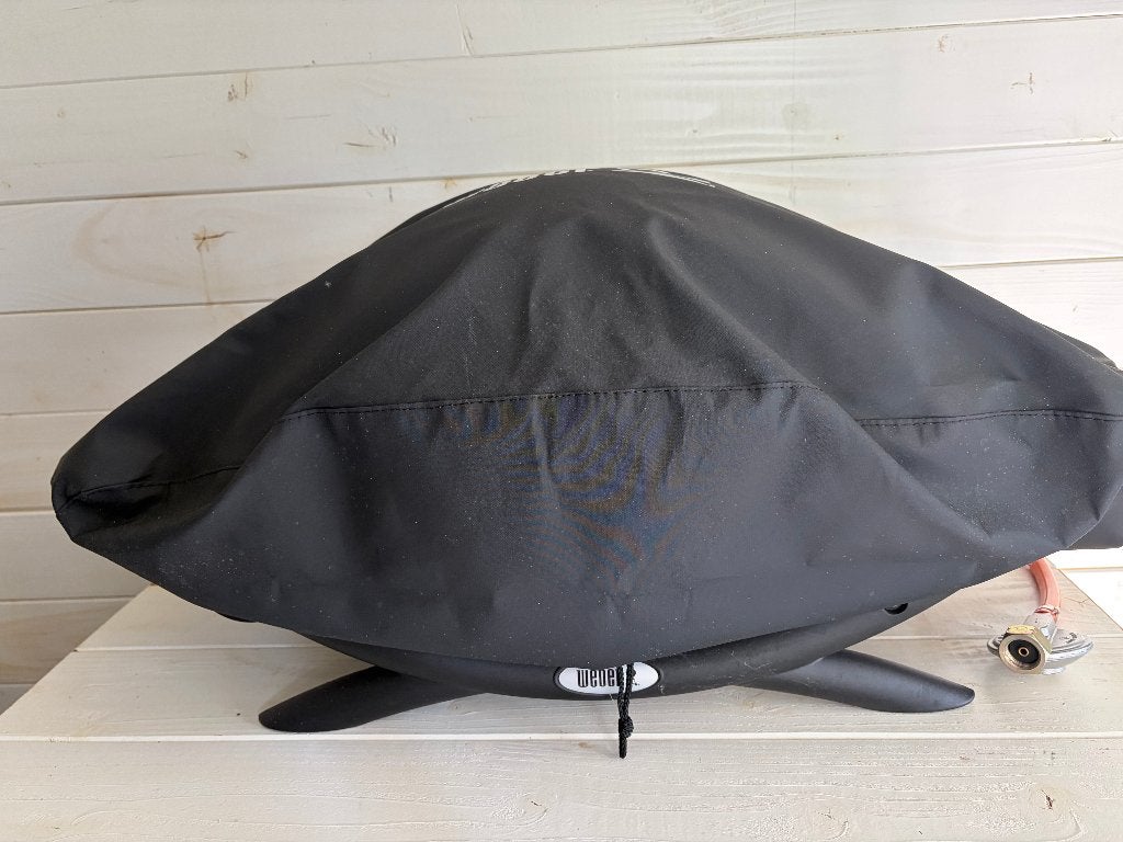 Weber BBQ met stalen gastank, Tuin en Terras, Gasbarbecues, Ophalen, Gebruikt, Weber