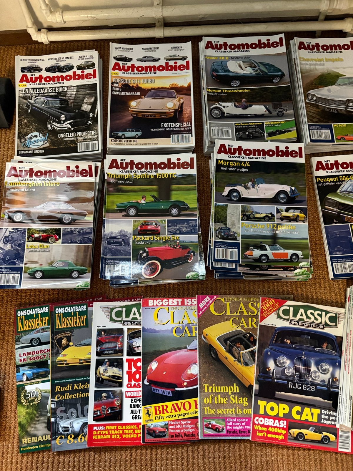 40 jaar autohistorie: Diverse klassieke automagazines, Ophalen, Gelezen, Algemeen