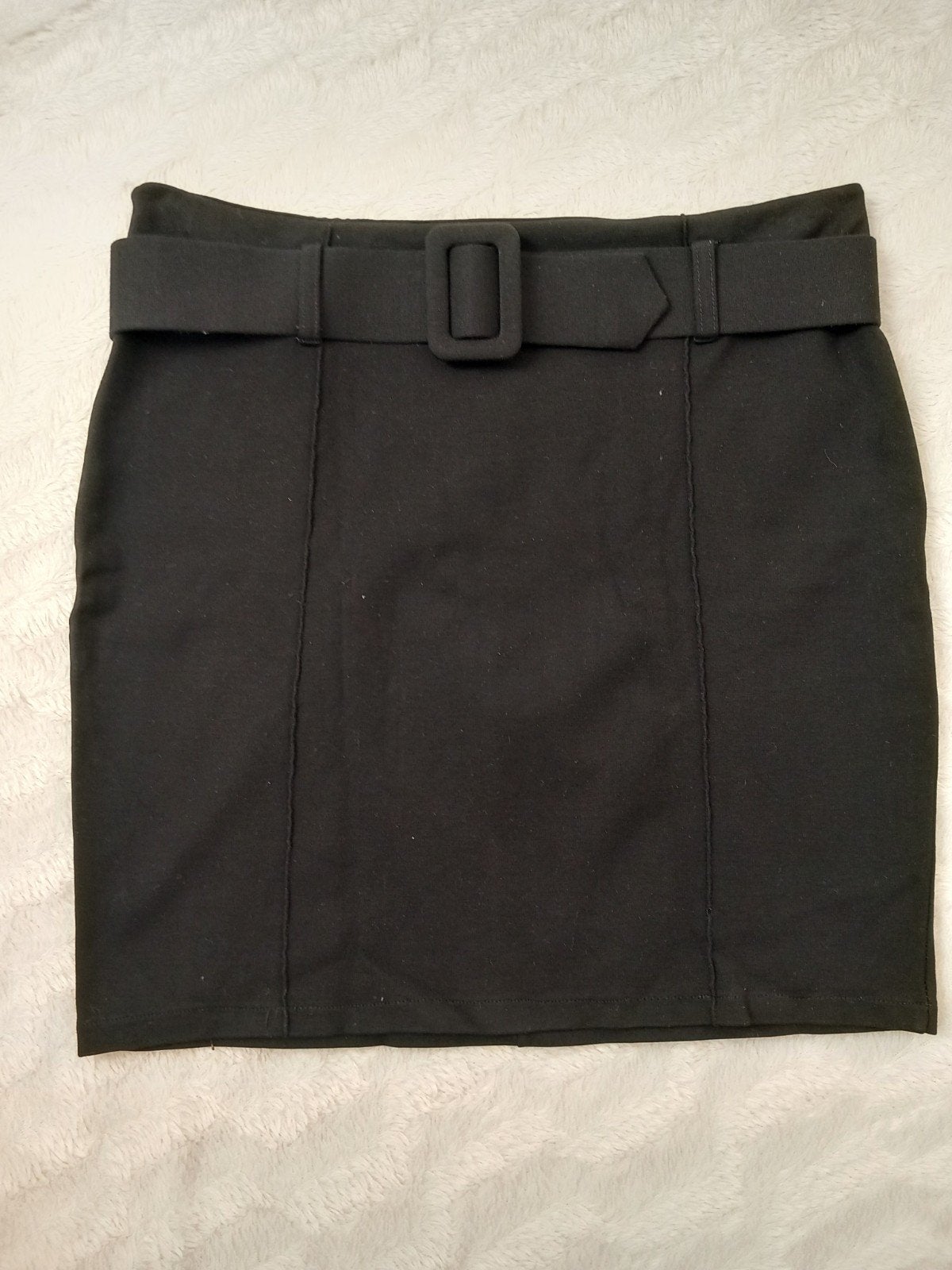Zwarte rok, maat S, met riem, Envy Collection, Zwart, Ophalen of Verzenden, Zo goed als nieuw