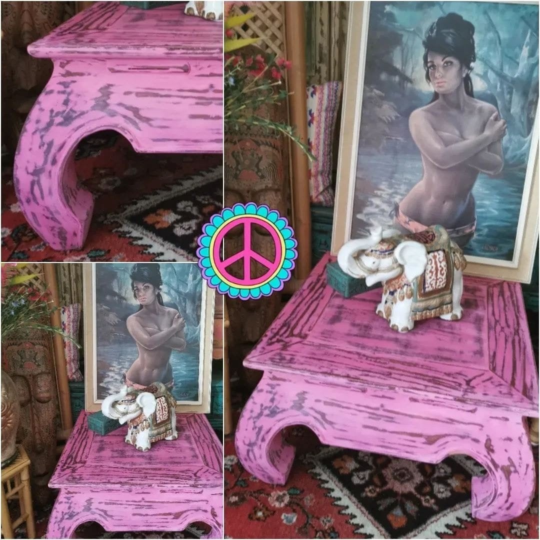 Boho/Tafeltje/Roze/Opiumtafel, Ophalen of Verzenden