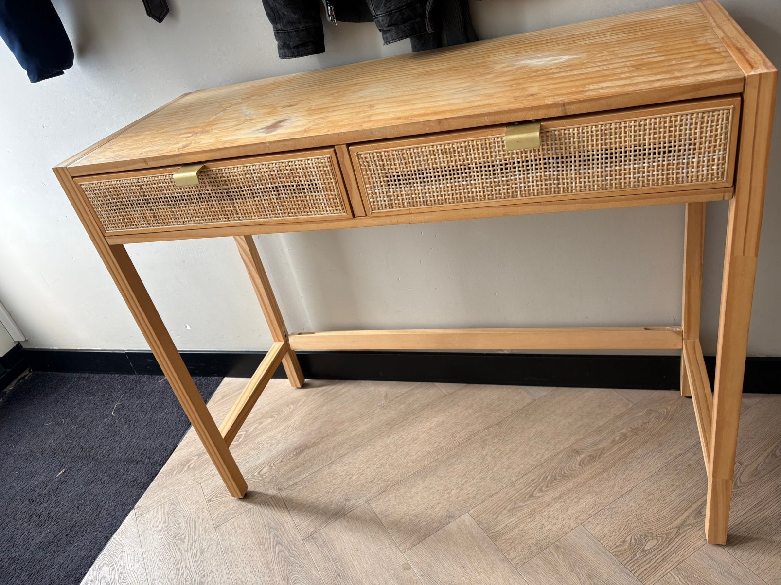 Dressoir / bureau, Huis en Inrichting, Tafels | Sidetables, Ophalen, Gebruikt, 100 tot 150 cm, 25 tot 50 cm