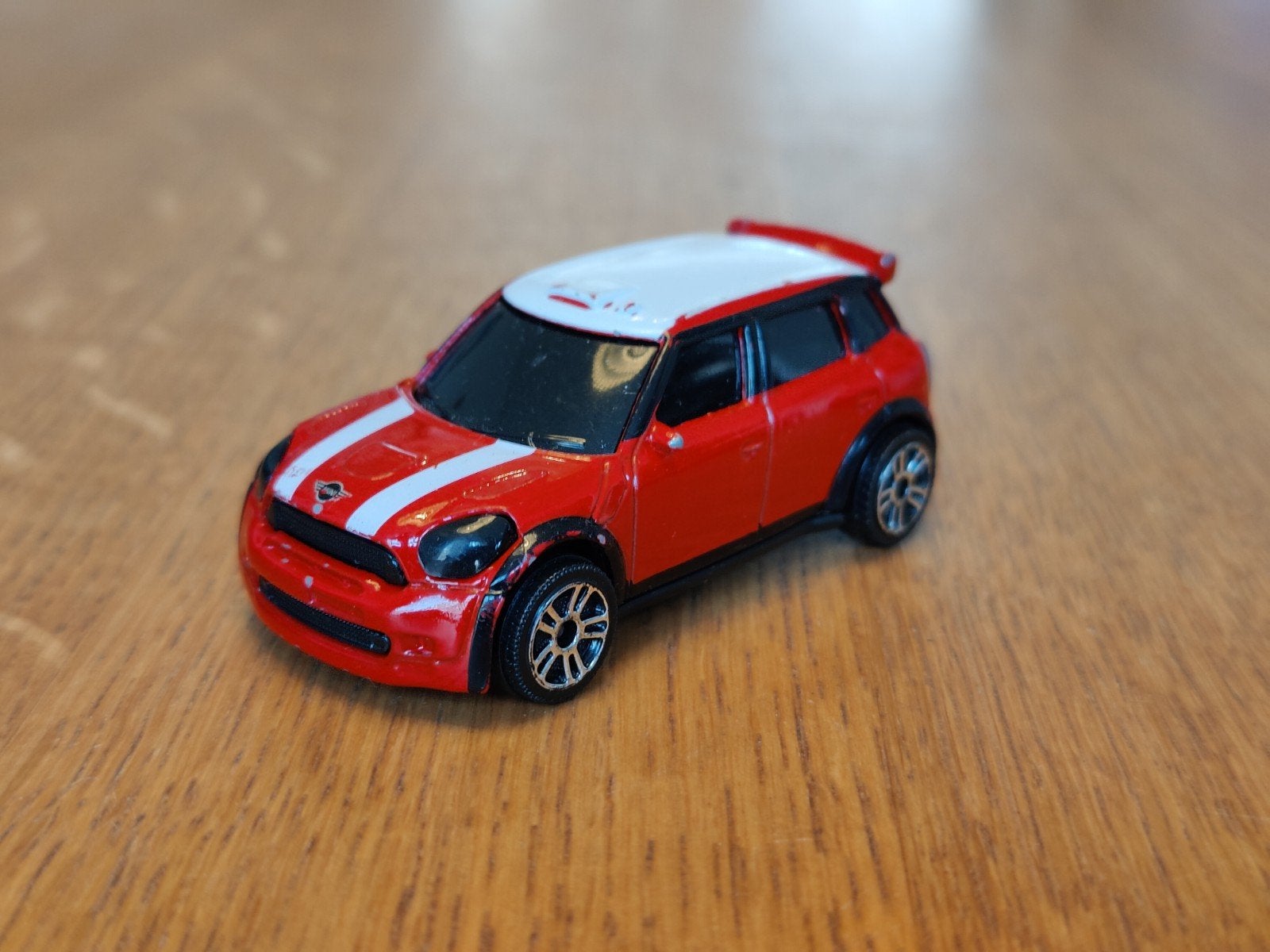 Majorette Mini Cooper WRC ROOD, Ophalen of Verzenden, Zo goed als nieuw, Auto